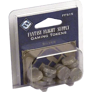 Gaming Tokens - Silver - ZZGames.dk
