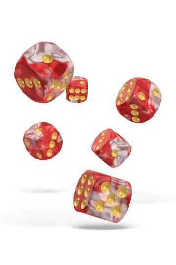 GEMIDICE: Red Sky 16mm (12 pcs) - ZZGames.dk