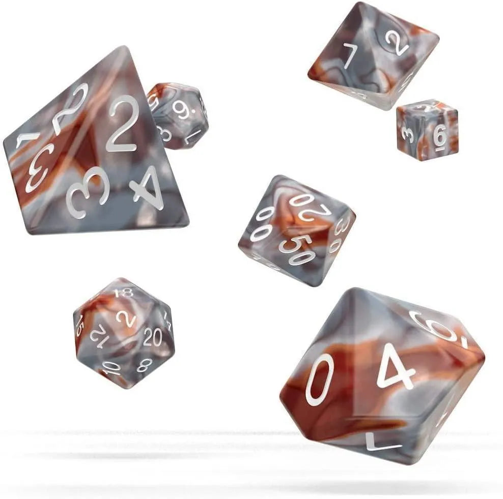 GEMIDICE: Silver-Rust (7 pcs) - ZZGames.dk