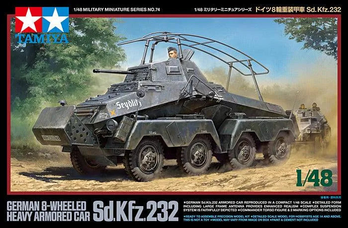 German 8-Wheeled Heavy Armored Car Sd.Kfz.232 - ZZGames.dk
