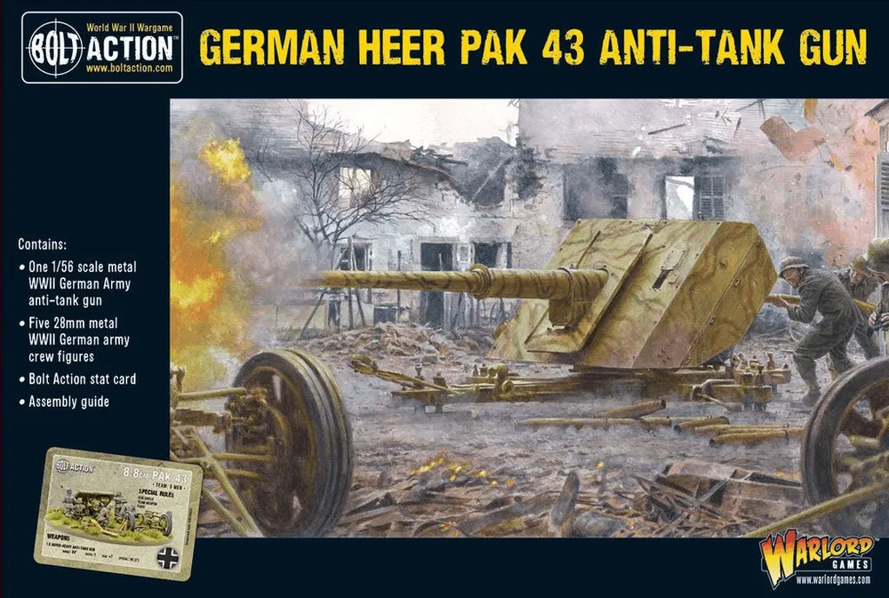 German Heer Pak 43 anti-tank gun - ZZGames.dk