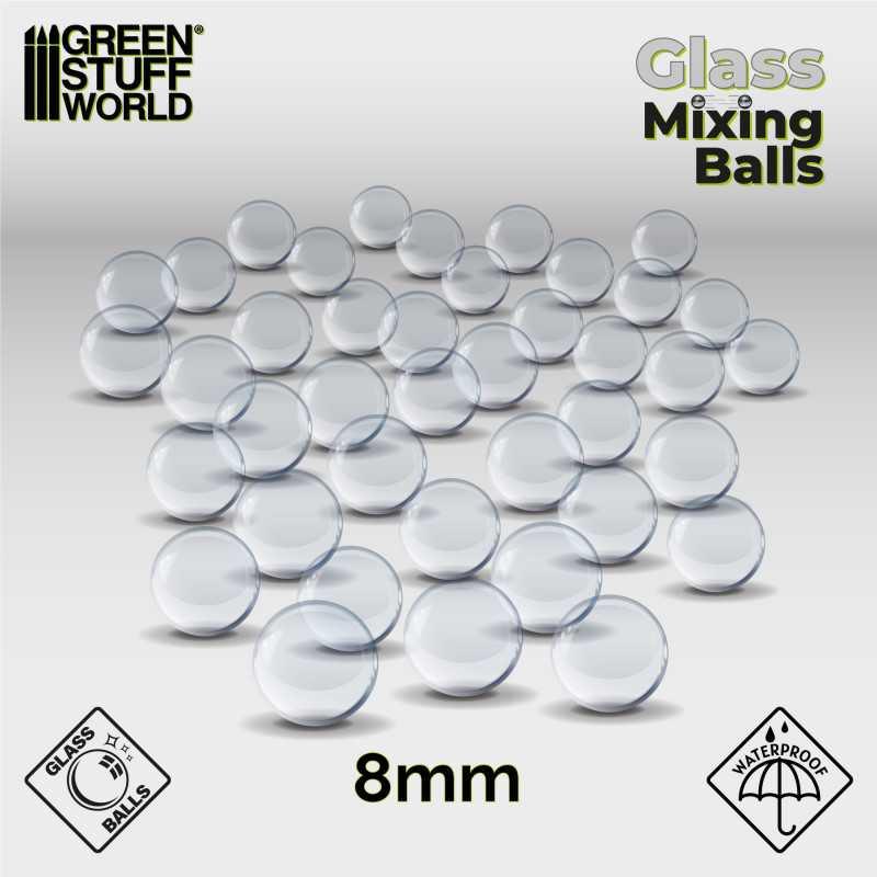 Glass Mixing Balls 8mm - ZZGames.dk