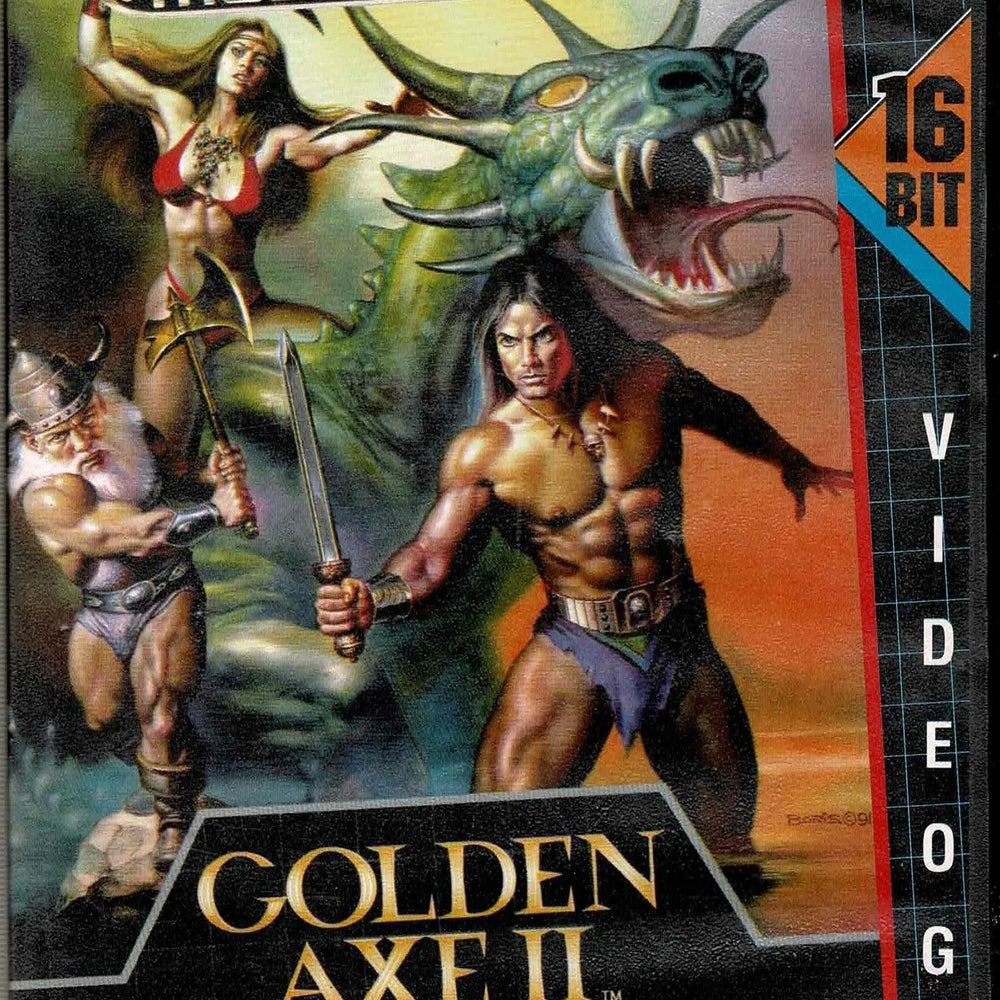 Golden Axe 2 Udlejningsæske (slidt æske) - ZZGames.dk
