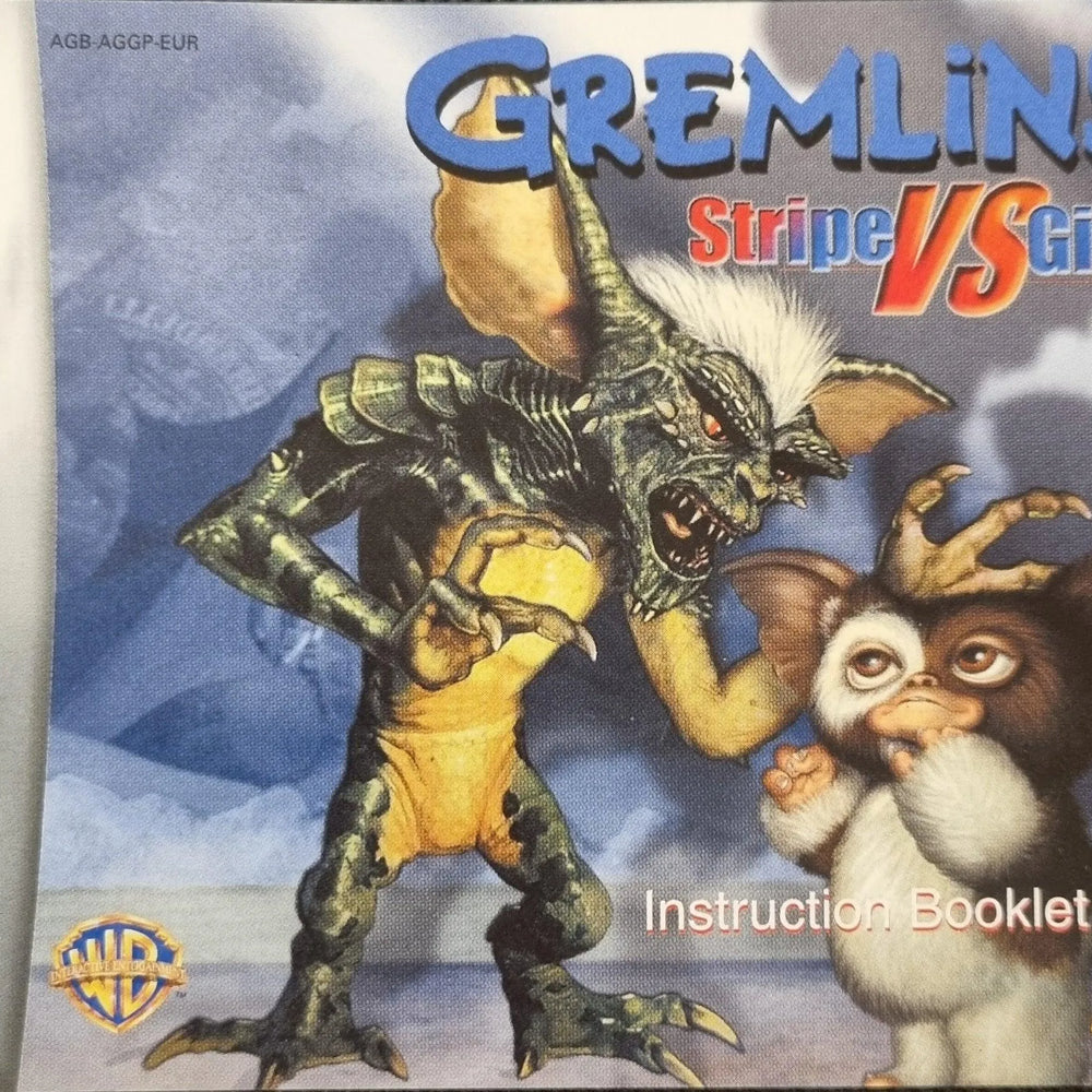 Gremlins Stripe vs. Gizmo manual (EUR) - ZZGames.dk