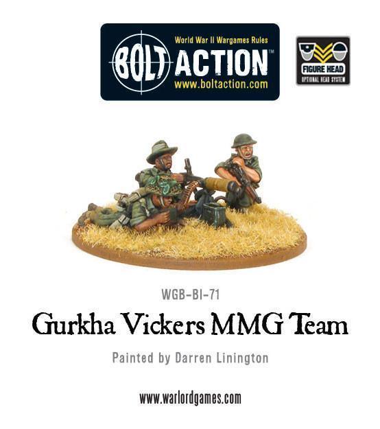 Gurkha Vickers MMG Team - ZZGames.dk