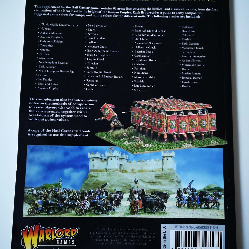 Hail Caesar - Army lists - ZZGames.dk