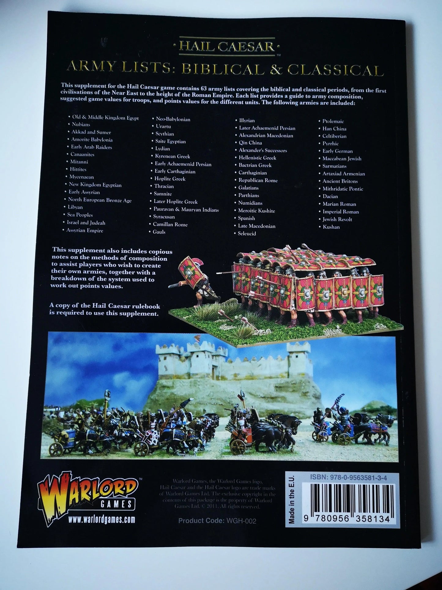 Hail Caesar - Army lists - ZZGames.dk