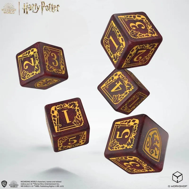 Harry Potter - Gryffindor Dice & Pouch - ZZGames.dk