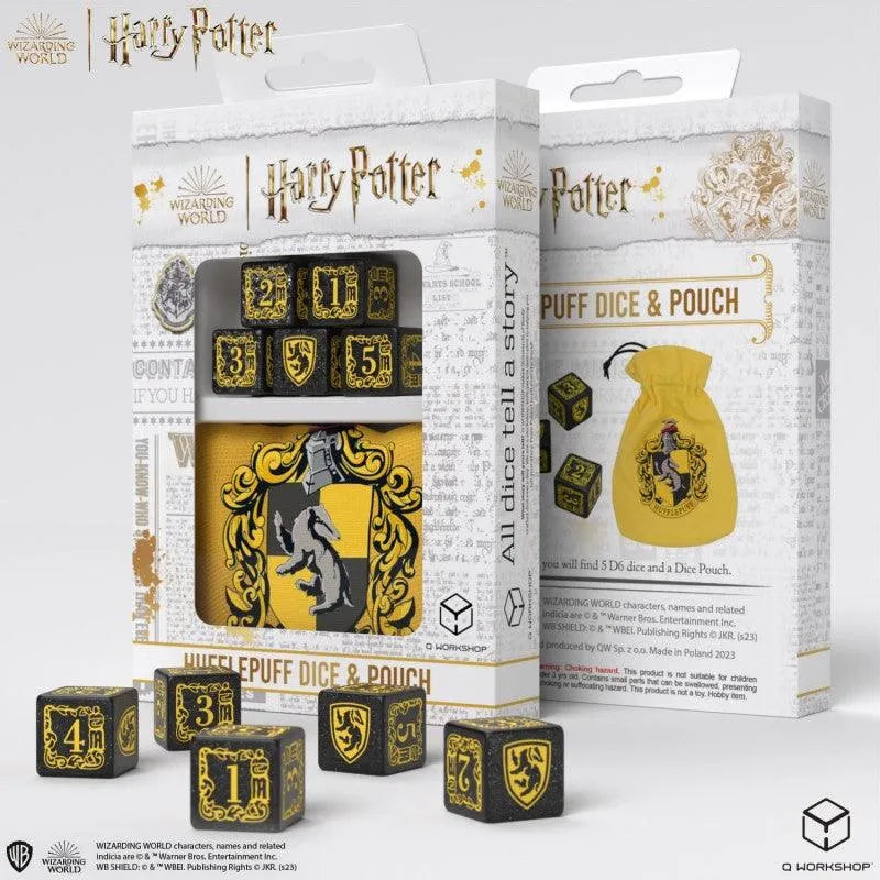 
                  
                    Harry Potter - Hufflepuff Dice & Pouch - ZZGames.dk
                  
                