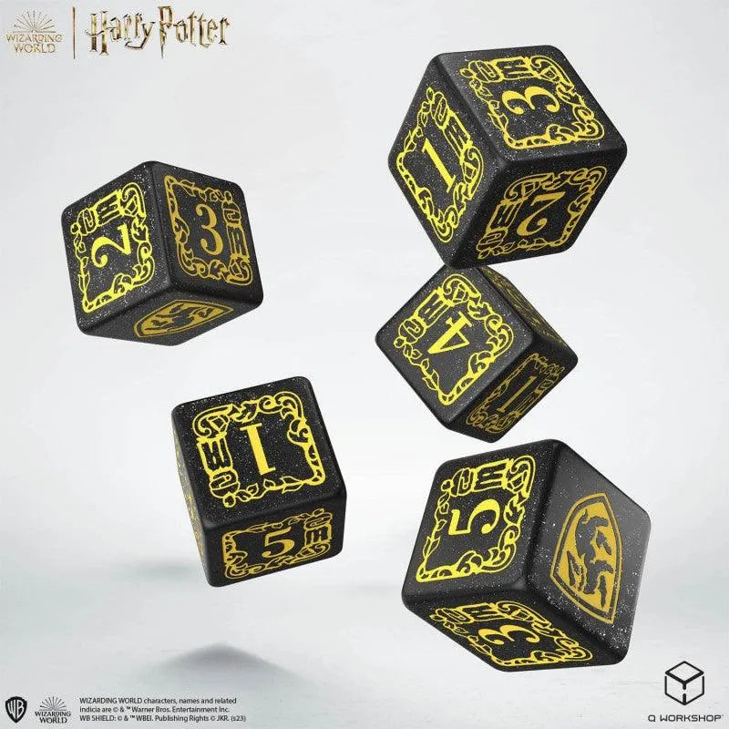 Harry Potter - Hufflepuff Dice & Pouch - ZZGames.dk