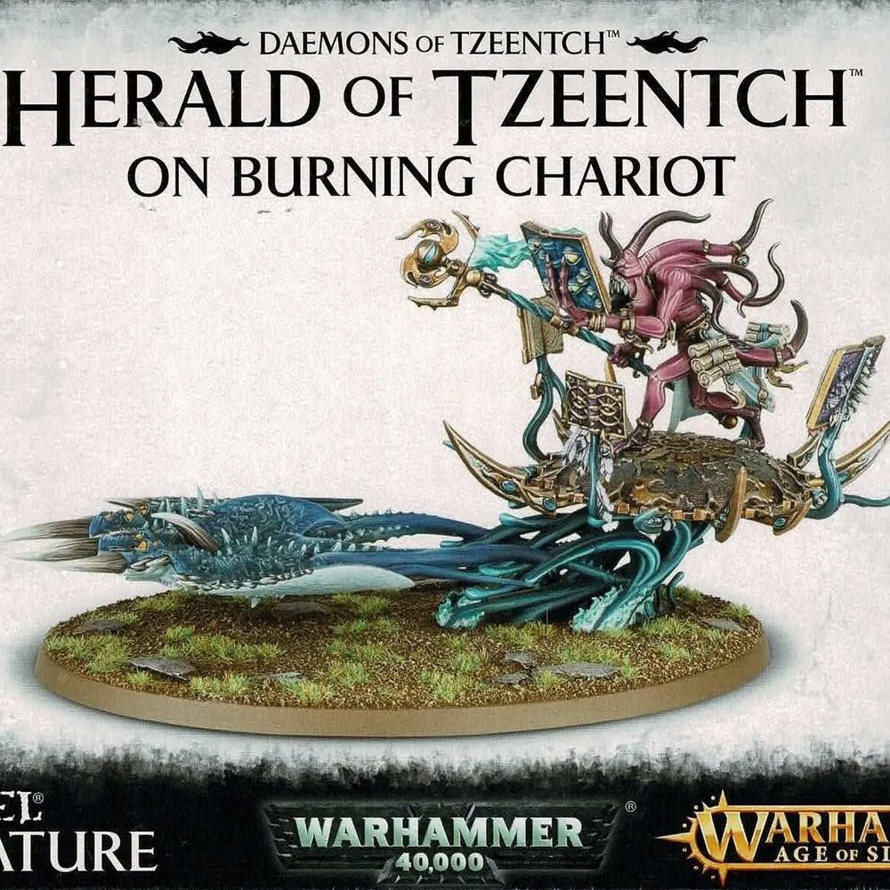 HERALD OF TZEENTCH ON BURNING CHARIOT - ZZGames.dk