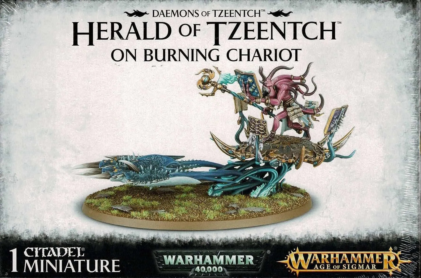 HERALD OF TZEENTCH ON BURNING CHARIOT - ZZGames.dk