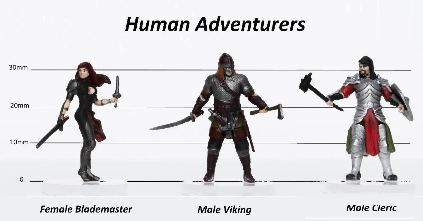 Human Adventurers Group Set C - ZZGames.dk