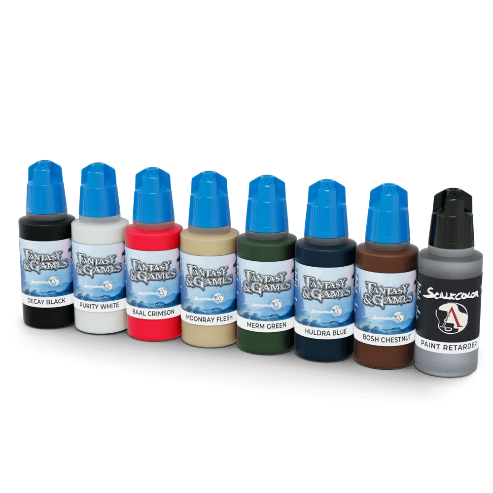 Human Eyes Paint Set (8x17ml) - ZZGames.dk