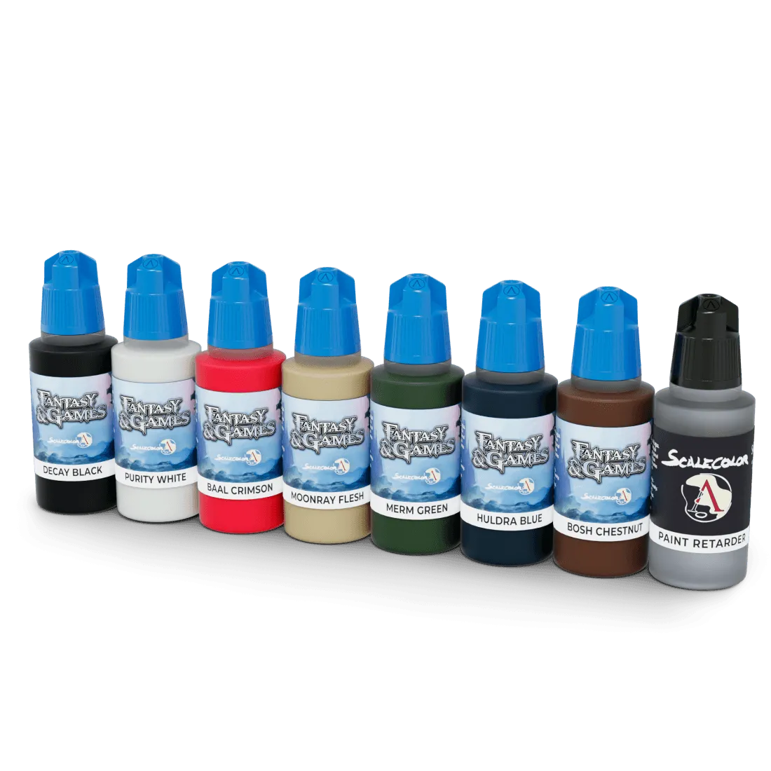 Human Eyes Paint Set (8x17ml) - ZZGames.dk