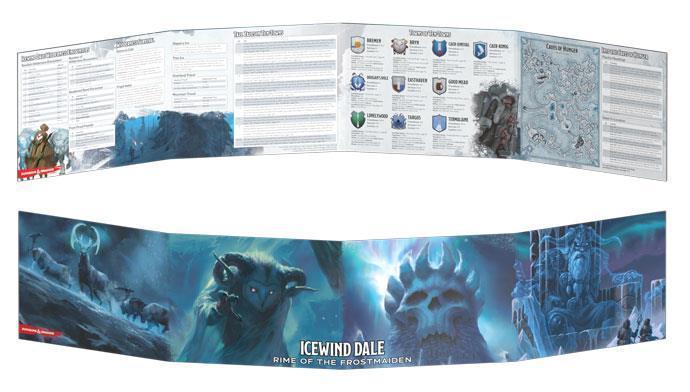 Icewind Dale: Rime of the Frostmaiden - DM Screen - ZZGames.dk