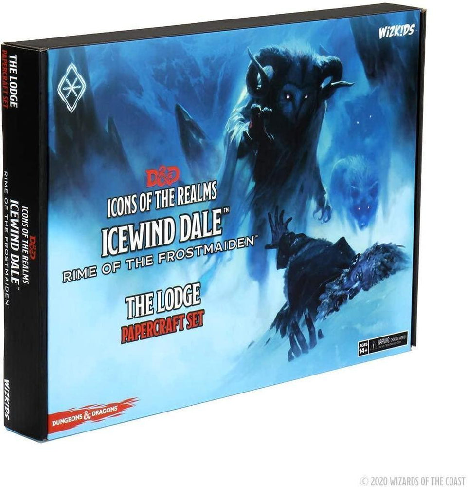 ICEWIND DALE: RIME OF THE FROSTMAIDEN - THE LODGE PAPERCRAFT SET - ZZGames.dk