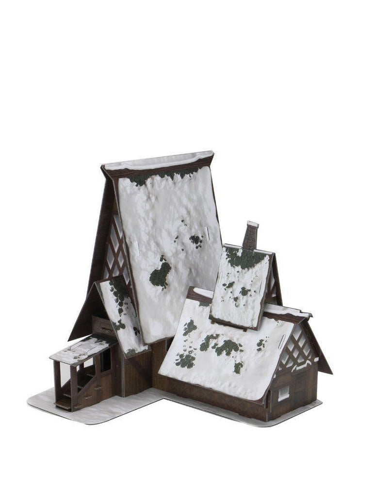 ICEWIND DALE: RIME OF THE FROSTMAIDEN - THE LODGE PAPERCRAFT SET - ZZGames.dk