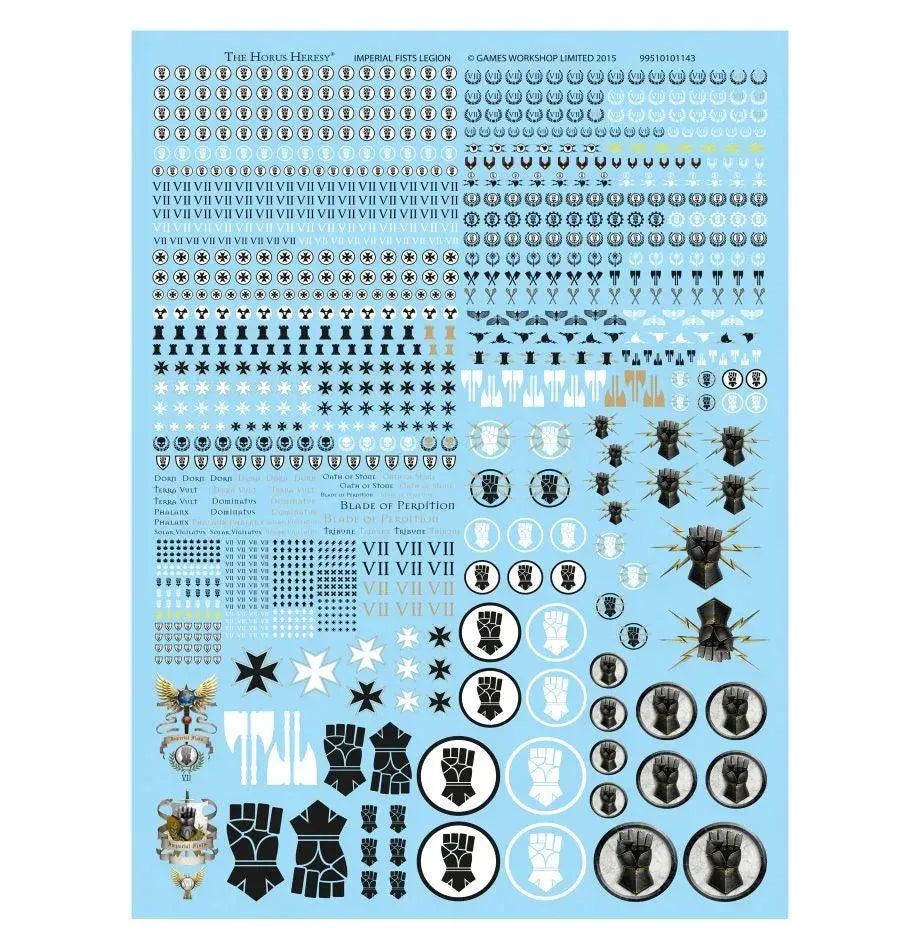 IMPERIAL FISTS LEGION TRANSFER SHEET - ZZGames.dk