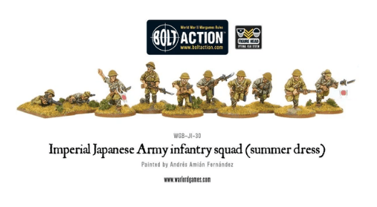 Imperial Japanese Army infantry squad (summer dress) - ZZGames.dk