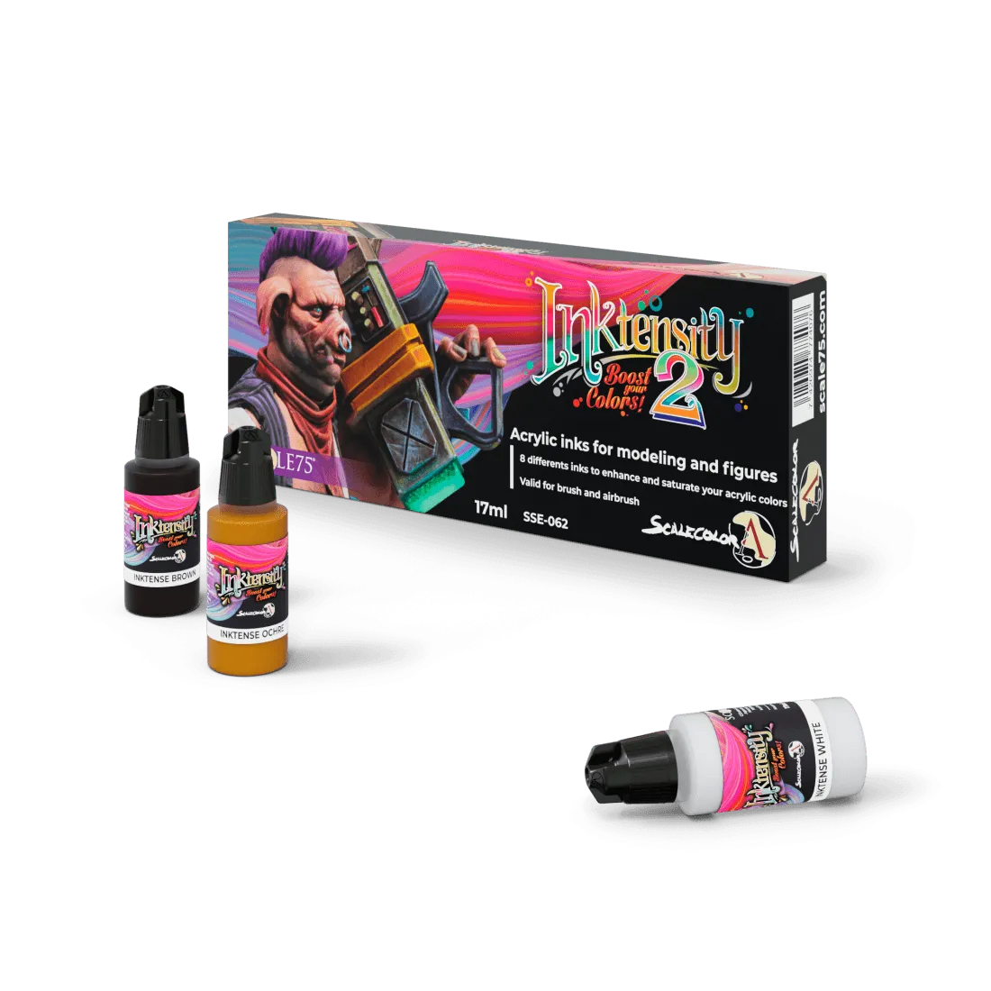 Inktensity 2 Paint Set (8x17ml) - ZZGames.dk
