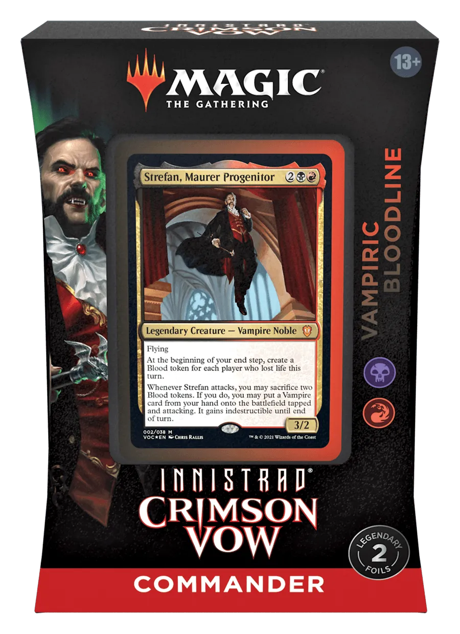 Innistrad: Crimson Vow Commander Deck - Vampiric Bloodline - ZZGames.dk