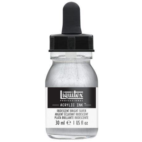 Iridescent Bright Silver Ink 30ml - ZZGames.dk