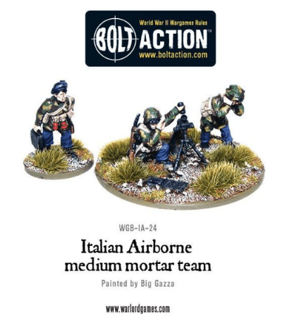 Italian Airborne medium mortar team - ZZGames.dk