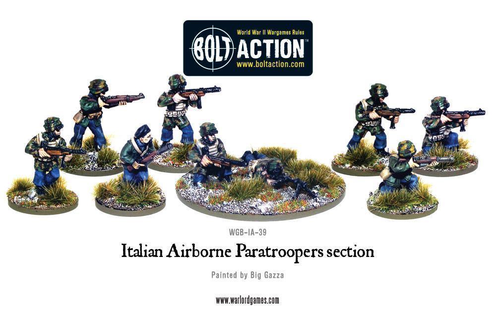 Italian Airborne Paratroopers section - ZZGames.dk