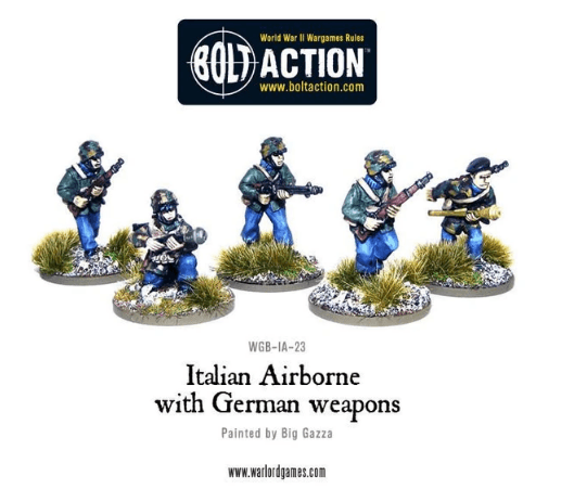 Italian Airborne with German weapons - ZZGames.dk