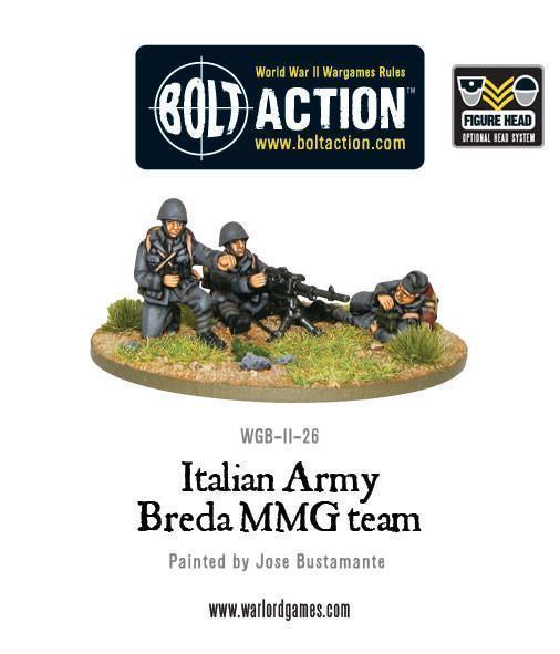 Italian Army Breda medium machine gun team - ZZGames.dk