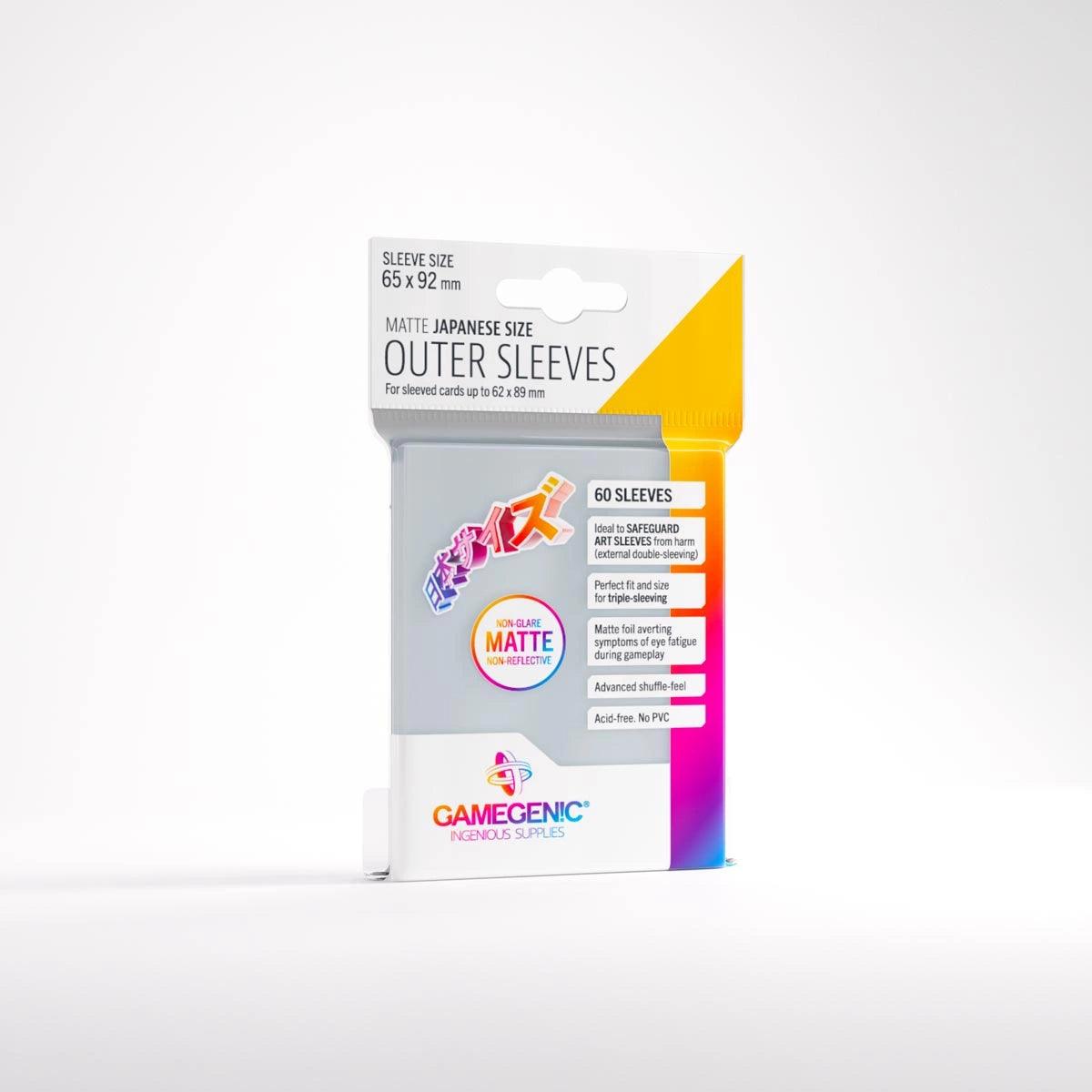 Japanese Size Matte Outer Sleeves (65x92mm) - ZZGames.dk