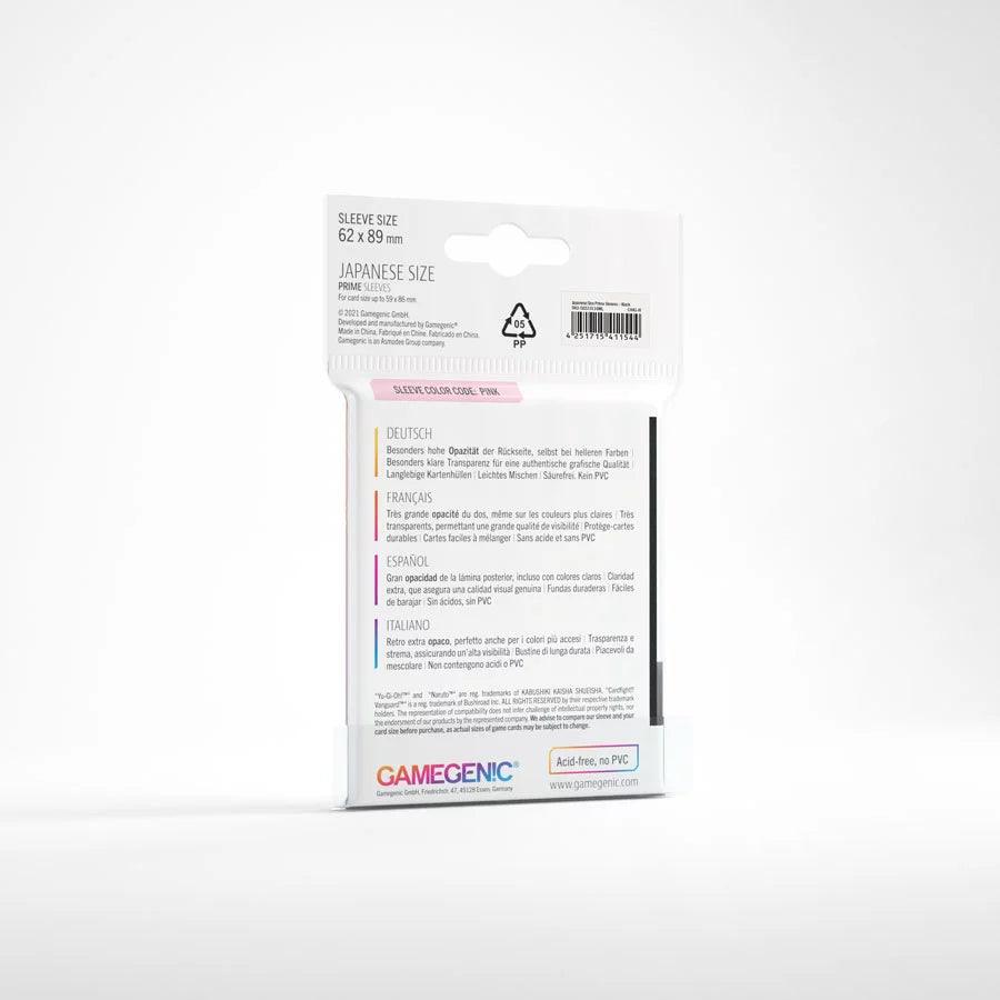 JAPANESE SIZE PRIME SLEEVES Black - ZZGames.dk