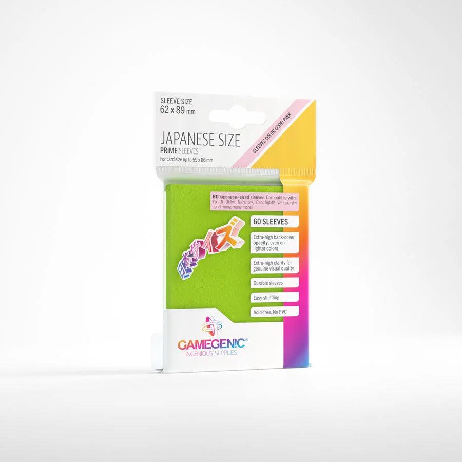 JAPANESE SIZE PRIME SLEEVES Lime - ZZGames.dk