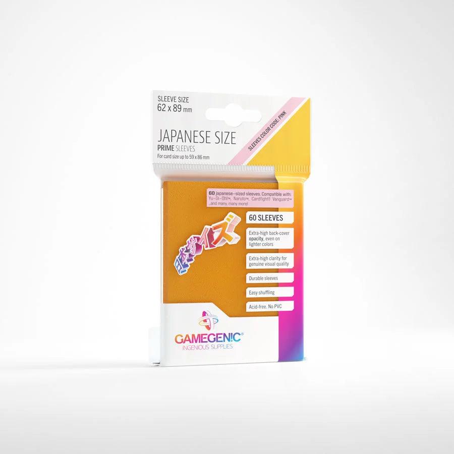 JAPANESE SIZE PRIME SLEEVES Orange - ZZGames.dk