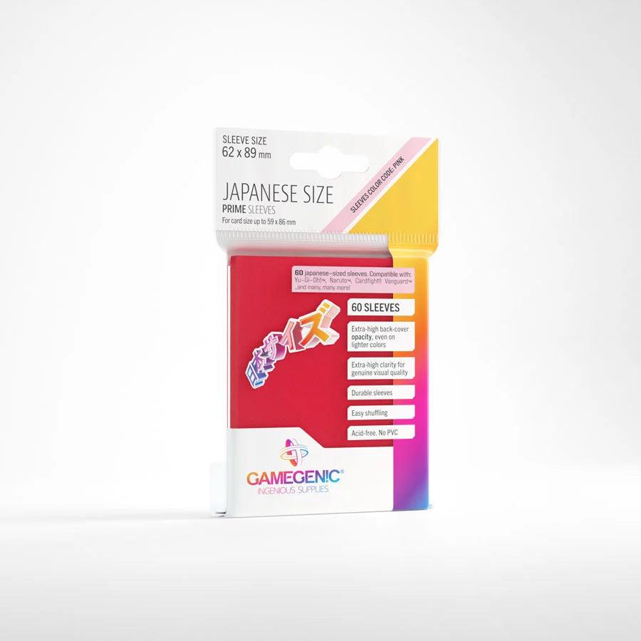JAPANESE SIZE PRIME SLEEVES Red - ZZGames.dk
