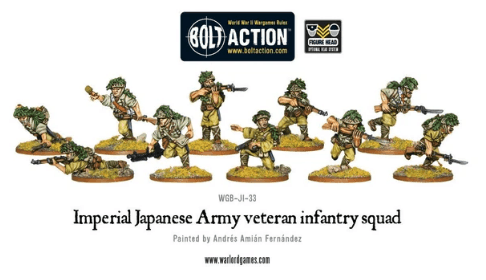 Japanese Veteran Infantry Squad - ZZGames.dk