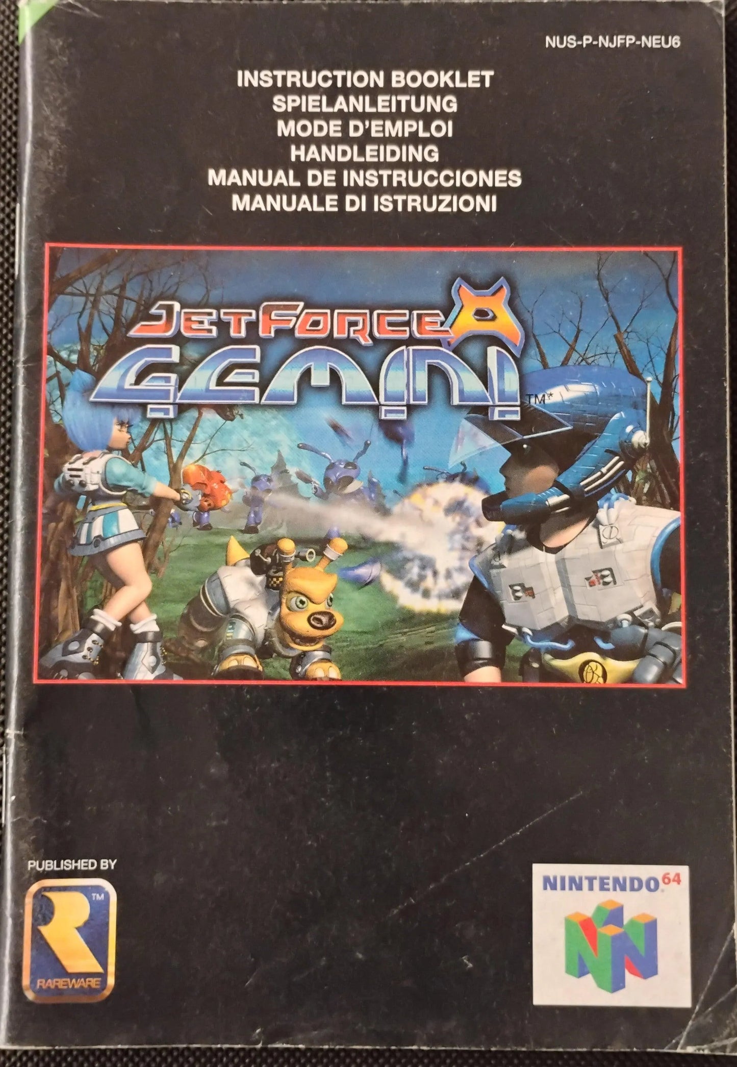 Jet Force Gemini manual (NEU6) - ZZGames.dk