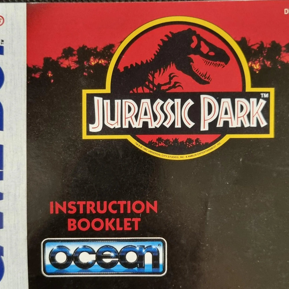Jurassic Park manual (UKV) - ZZGames.dk