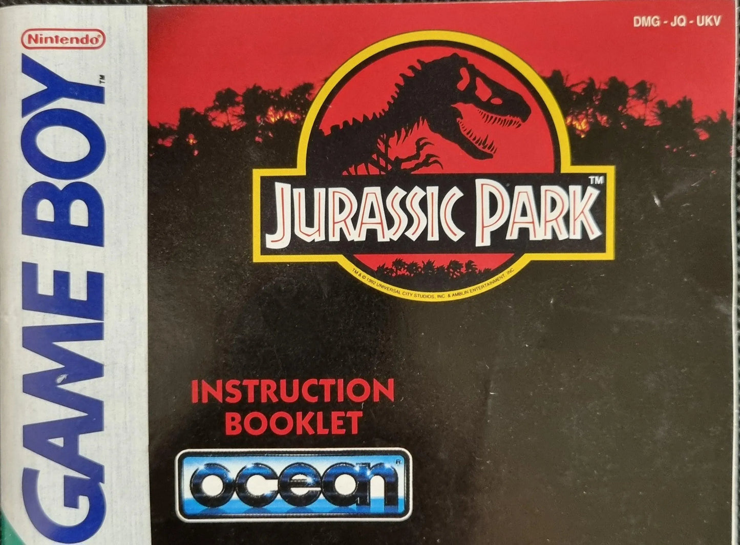 Jurassic Park manual (UKV) - ZZGames.dk