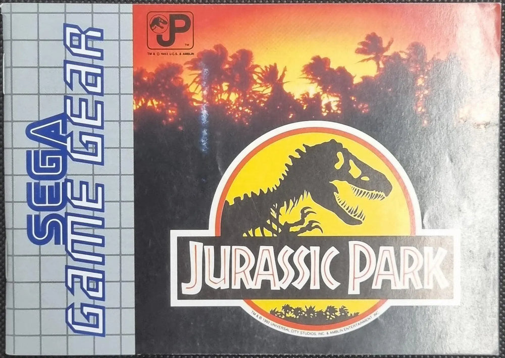 Jurassic Park manual - ZZGames.dk
