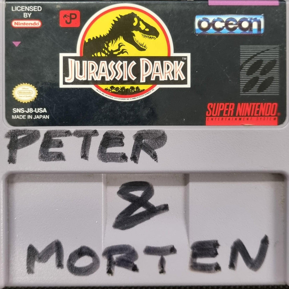 Jurassic Park (NTSC) (Tusch på cart) - ZZGames.dk