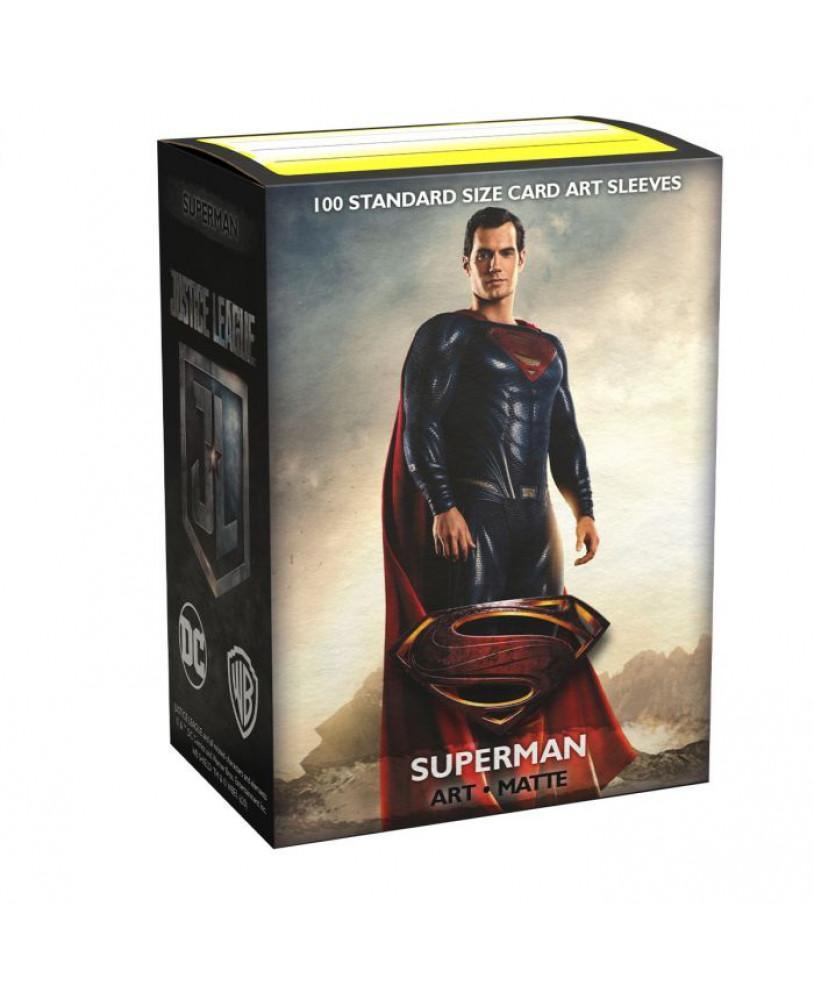 Justice League Superman Art Matte Standard (63x88mm) - ZZGames.dk
