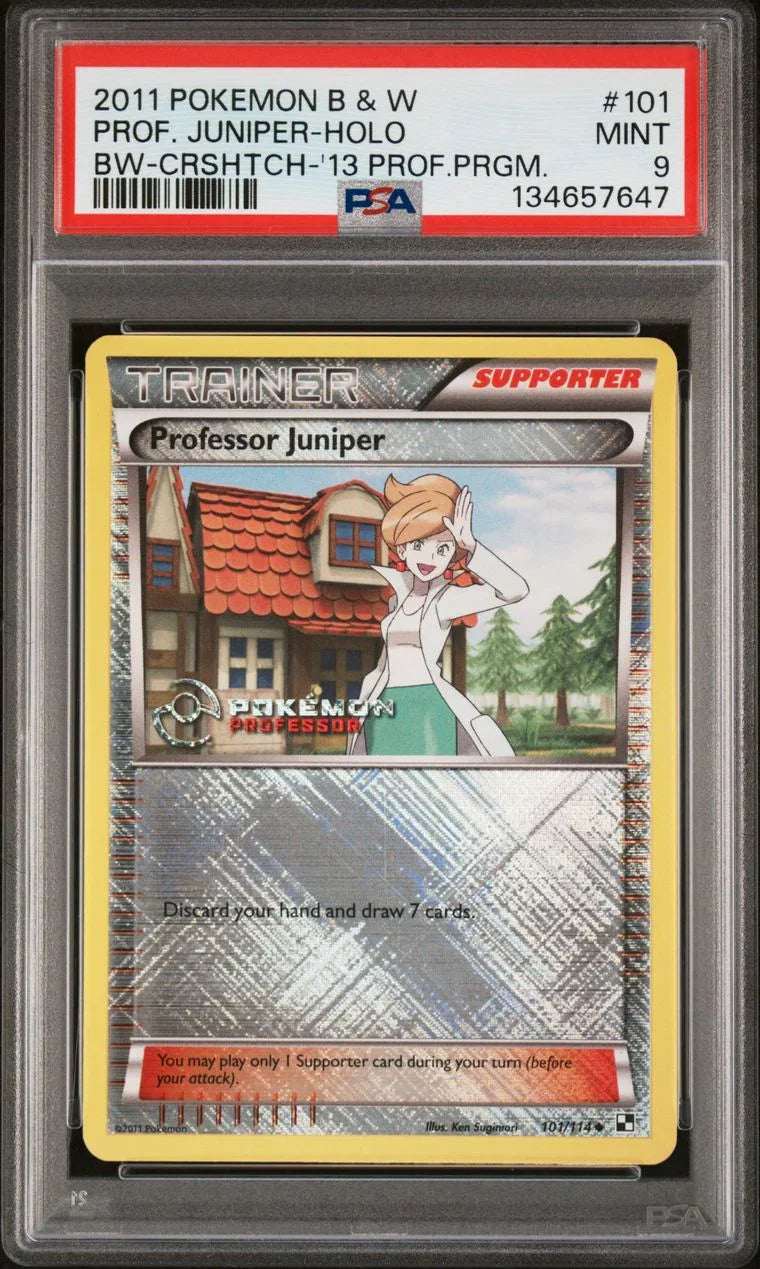 Pokémon Black &amp; White Professor Program – Professor Juniper (Holo) #101