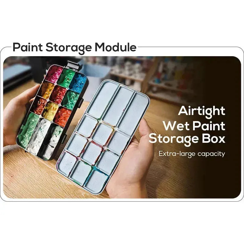 
                  
                    All in One Modular Box Standard Set Wet Palette Edition (Green/Sand)
                  
                