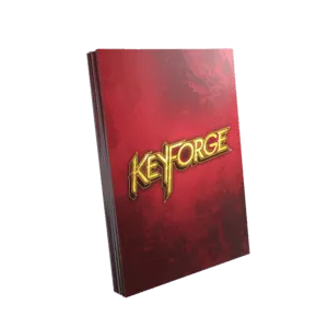 KeyForge Logo Sleeves - Red (66x92mm) - ZZGames.dk