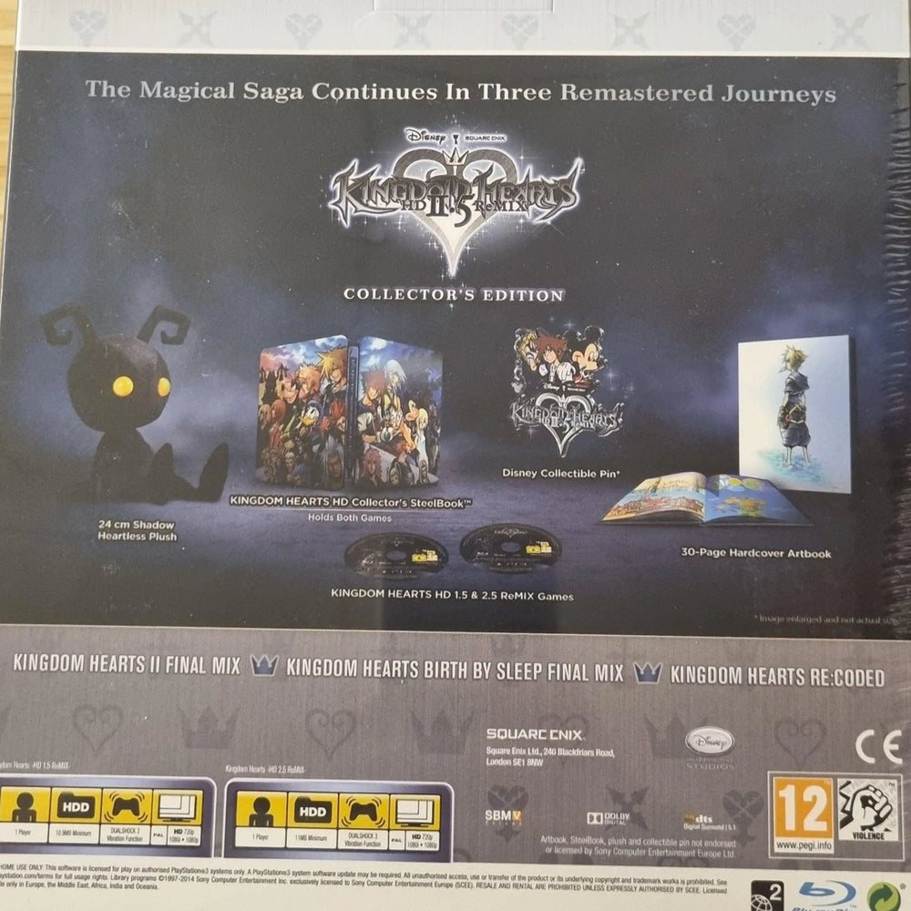 Kingdom Hearts -HD 2.5 ReMIX- Collector's Edition (Forseglet) (M. mindre brud i forseglingen) - ZZGames.dk