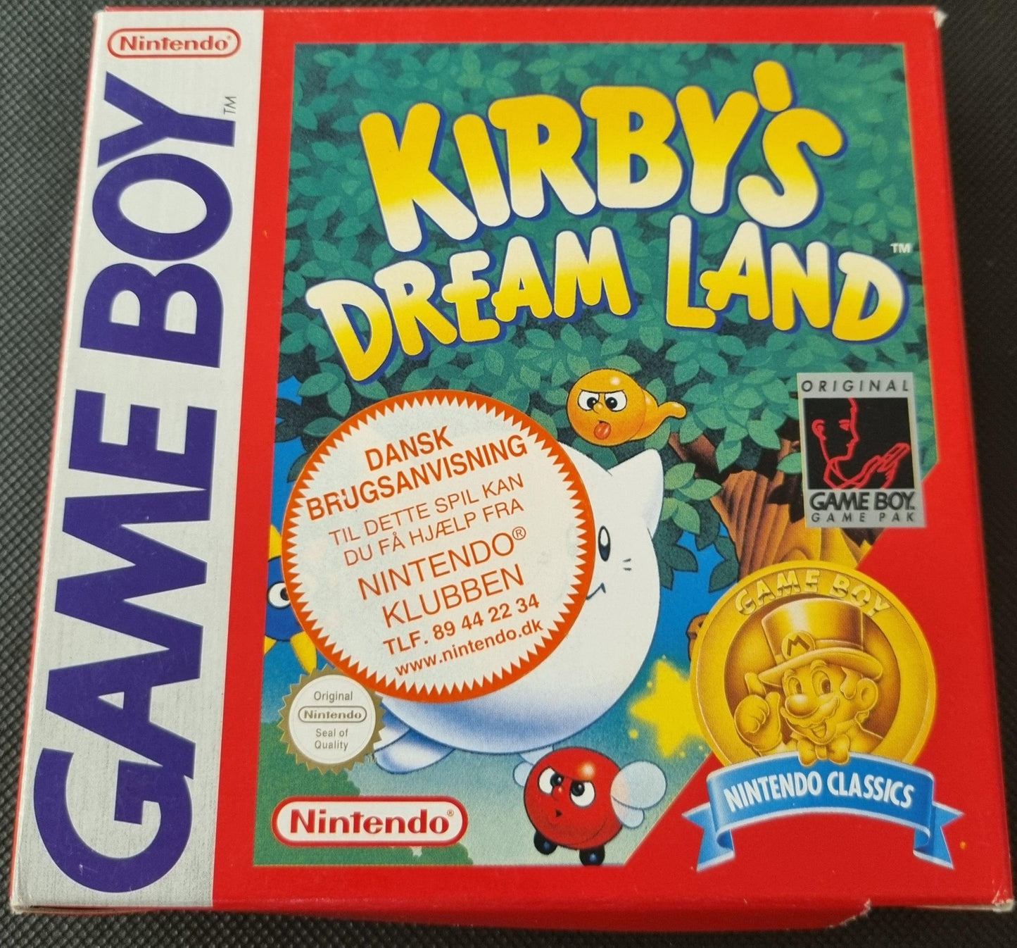 Kirby's Dream Land i æske (Nintendo Classics) (Revne i bunden) - ZZGames.dk