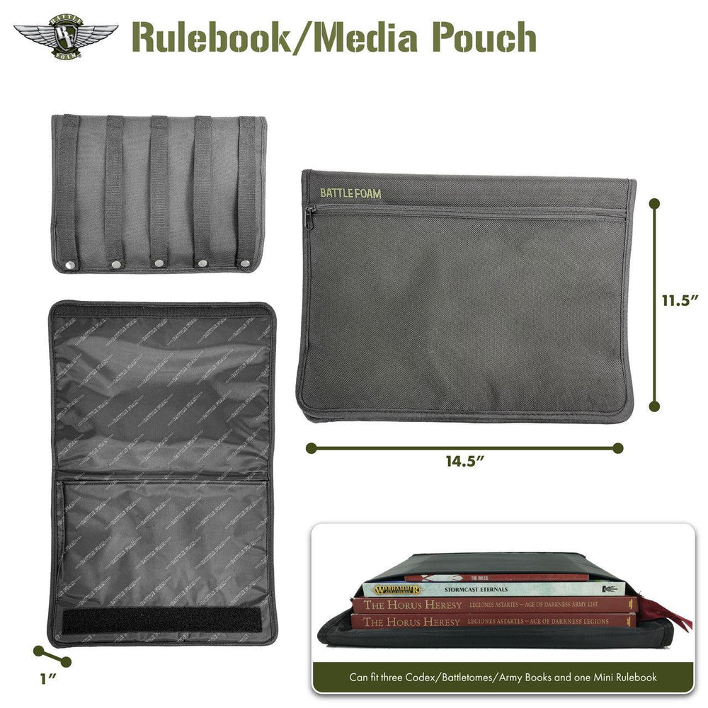 
                  
                    Large Rulebook/Media Pouch P.A.C.K. Molle Accessory (Black) - ZZGames.dk
                  
                