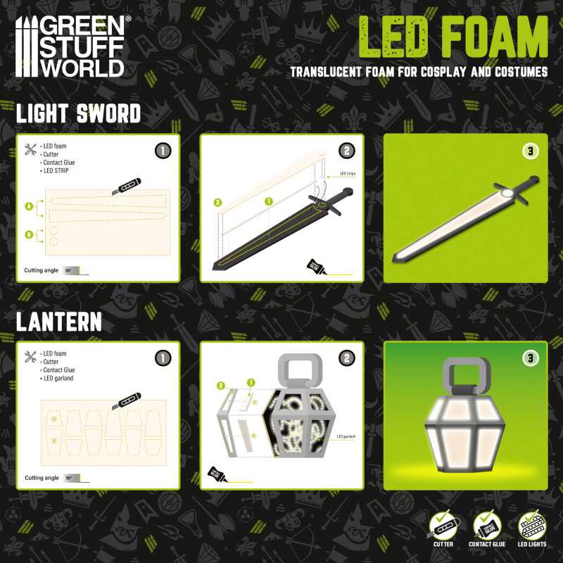 
                  
                    LED foam 2mm
                  
                
